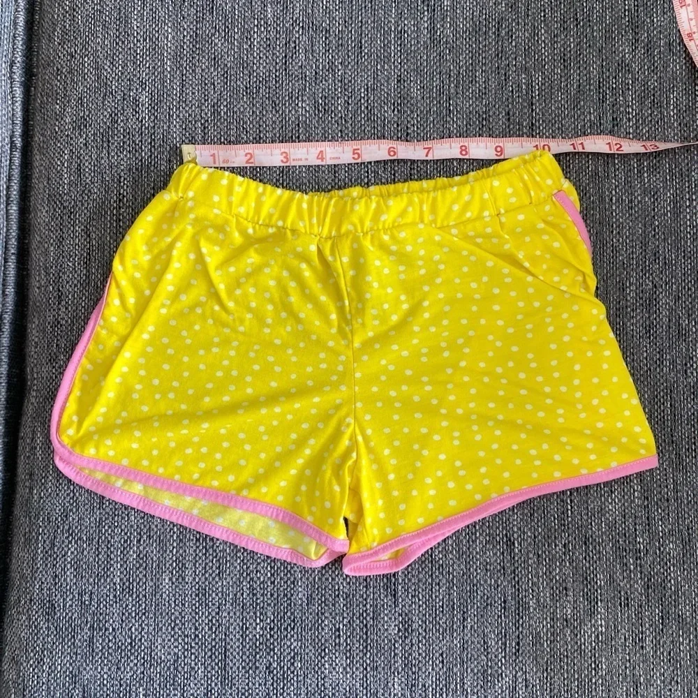 Jessica Simpson Girls shorts size 10 12 yellow pink